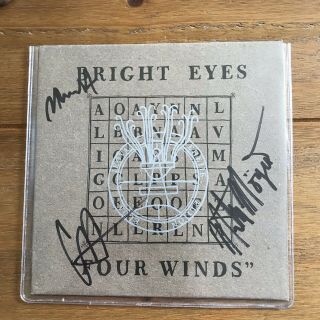 Bright Eyes - Four Winds 7” Vinyl Signed Autographed