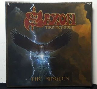 Saxon " Thunderbolt - The Singles " 7 " Box Set Record Store Day 2019 Rsd