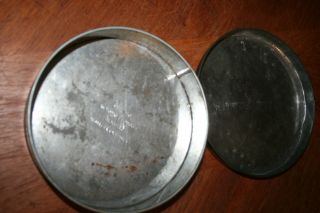 Vintage Huntley & Palmers Biscuit Tin Round Advertising Cookie Tin Made England 4
