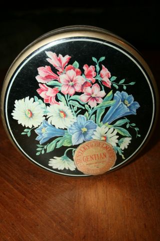 Vintage Huntley & Palmers Biscuit Tin Round Advertising Cookie Tin Made England 5