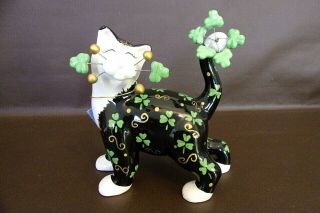 Whimsiclay Amy Lacombe Design Cat Figurine " Molly " (14t038)