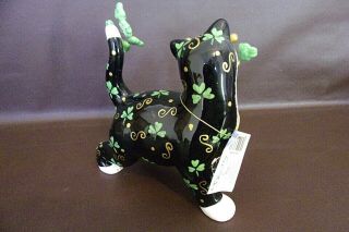 Whimsiclay Amy Lacombe Design Cat Figurine 