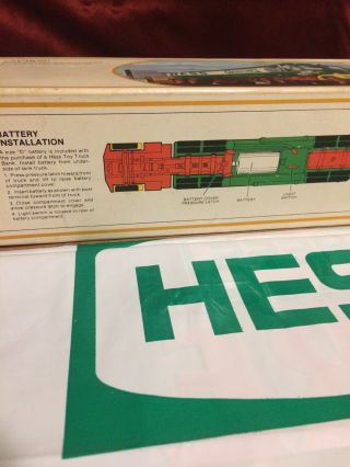 1984 Hess Toy Truck Tanker Bank w/ Box And Insert Vintage Toy 6