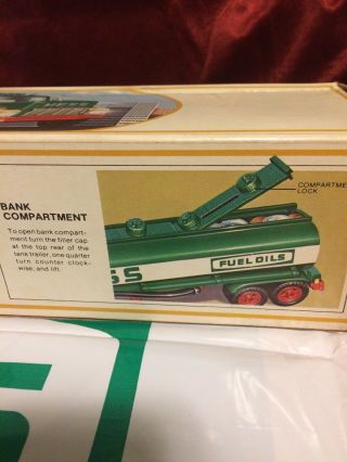 1984 Hess Toy Truck Tanker Bank w/ Box And Insert Vintage Toy 7