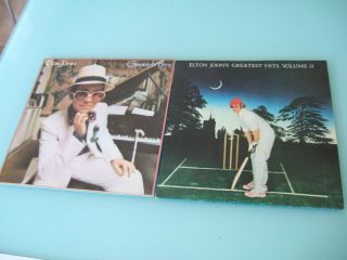 2 X Elton John Greatest Hits,  Volume11 Red Vinyl Lp Album Inserts Booklet Vnm