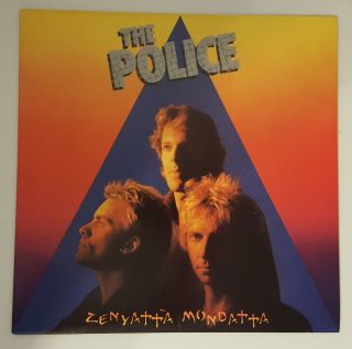 The Police,  Zenyatta Mondatta,  Release Vinyl Lp Record Album,  Pristine