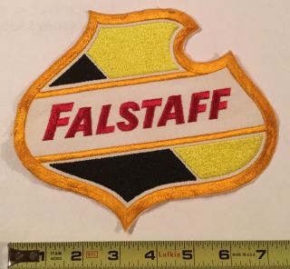 Falstaff Beer Brewery Driver Uniform Patch 7 3/4 By 6 3/4 Inches Approx.