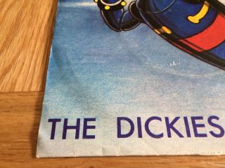 3x The Dickies 7” Yellow & White Vinyl Singles (1979 - 80) Banana Splits Gigantor 5