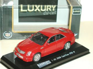Luxury Diecast 2009 Cadillac Cts - V Sedan & Boxed 1/43