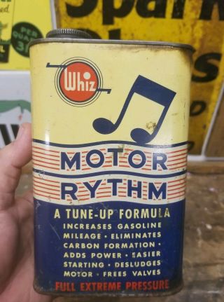 Vintage Whiz Motor Rythm Tune Up Oil Can