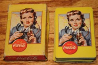 Coca - Cola,  Wwii Airplane Spotter Playing Cards Deck1941 - 45 Delicious & Refreshing