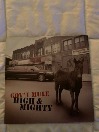 Govt Mule High And Mighty Vinyl Record Lp Warren Haynes Gov’t Mule Poster
