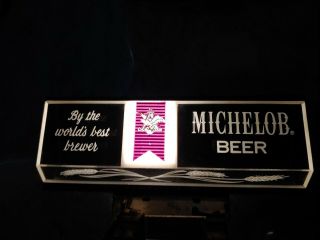 Michelob Beer Cash Register Lighted Sign Lamp Bar Tavern Liquor Store
