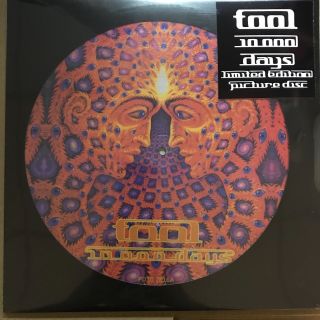 Tool,  10,  000 Days,  180 Gram Picture Disc Vinyl 2lp,  2018 Eu Import