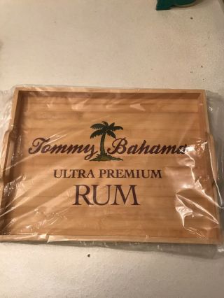 Tommy Bamaha Ultra Premium Rum Wooden Serving Tray