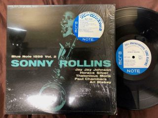 Sonny Rollins Vol.  2 Blue Note Bn 1558 Sticker Shrink Mono Japan Vinyl Lp