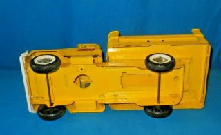 VINTAGE BUDDY L 1950 ' S COCA COLA YELLOW DELIVERY TRUCK 7