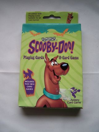 1999 Scooby Doo Cartoon Network - 54 Large Bicycle Playing Cards