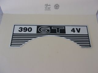 Mercury 1967 390 Gt 4v Air Cleaner Decal