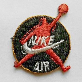 Vintage 1980s Nike Air Jordan Embroidered Patch Michael Jordan Patch