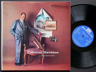 Coleman Hawkins A Documentary 2 X Lp Riverside Rlp 12 - 117/118 Us 1956 Mono