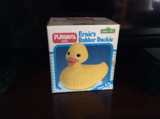 Playskool Baby Ernie’s Rubber Duck Sesame Street 1991