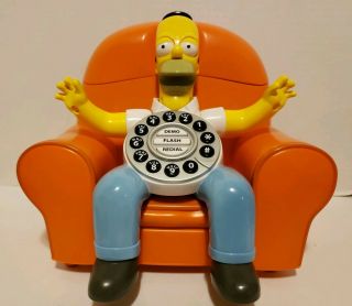 Rare Homer Simpson Animated Talking Phone (the Simpsons)