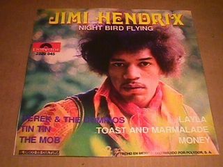 Jimi Hendrix Onda Gruesa 1 " Night Bird Flying ",  3 1971 Mexican Ep 2 Versions