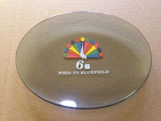 Vintage Whis Tv Station Bluefield West Virginia Nbc Peacock Advertising Wvva