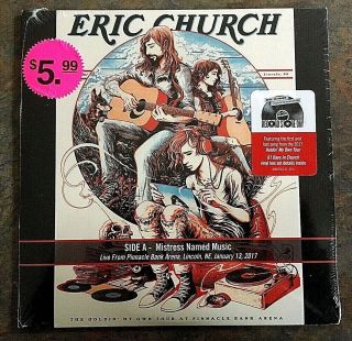 Eric Church 7 " Vinyl Rsd 2017 Mistress Named Music Live Holdin 