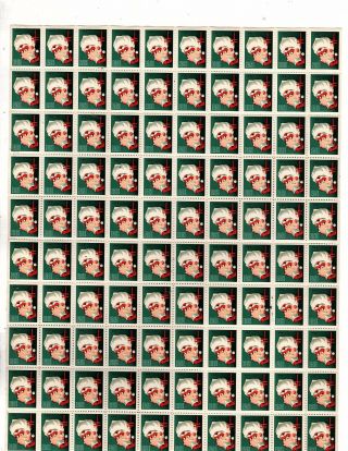 Vintage Christmas Seals 10 Full Sheets 4 1/2 Sheets Mnh (mb3