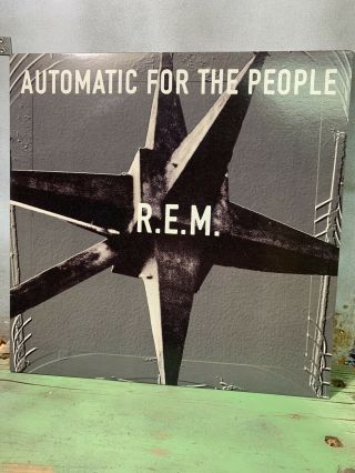 R.  E.  M.  Automatic For The People Rare 1992 Press Vinyl Lp Rem 9 45055 - 1
