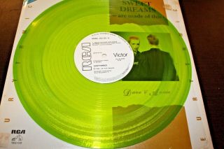 Eurythmics Sweet Dreams Lemon Green Vinyl 1983 Mexico 12 " Promo Max Annie Lennox