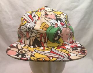 Official Looney Tunes Cast Of Characters Snapback Cap One Size Adult Unisex