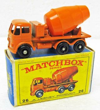 Foden Cement Truck Bpw Matchbox 26 England Mb