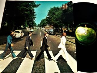 The Beatles Abbey Road Vinyl Lp Misaligned Apple No Hm Credit Uk 1969 1st Press