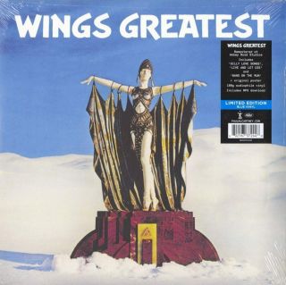 Wings – Greatest – Limited Edition,  Blue,  Colored Vinyl,  Abby Road Remastered,  M