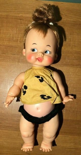 VINTAGE 1960 ' s IDEAL TOY CORP.  PEBBLES FLINSTONE No.  0700 - 5 DOLL 2