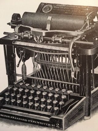 Antique 1905 Remington Typewriter No.  2 Print Ad Vintage Graphic Type,