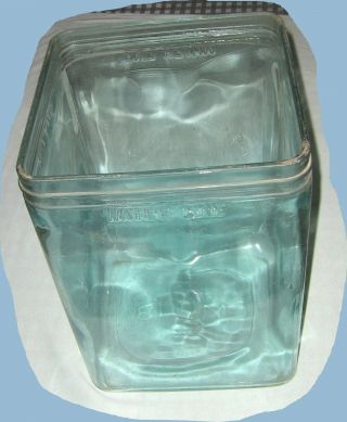 Antique Large Glass Battery Jar,  Exide,  Cell 16 " X 10 " X 10 ",  Vintage,  8629,  Emgo - 13