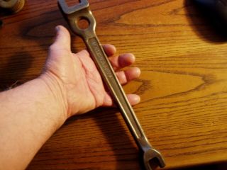 Vintage M.  Klein & Sons Cat.  3146 4 Way Telephone Linemans Wrench 3