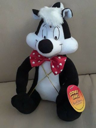 Pepe Le Pew Skunk Plush Toy 1998 - Looney Tunes Russell Stovers
