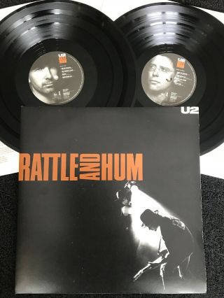 U2 - Rattle And Hum 2 X Vinyl Lp Gatefold Uk Island U 27 (1988 1st Press) Nm/nm