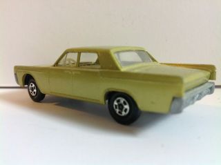 Matchbox 31 1964 LINCOLN CONTINENTAL Transitional Superfast near LESNEY 3