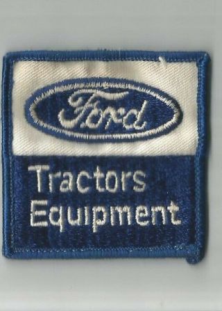 Ford Tractors Equipment Advertising Patch 2 - 1/2 X 2 - 1/2 3138