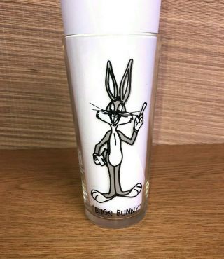 Vintage Looney Tunes Collectible Pepsi Glass Bugs Bunny 1973 Warner Bros.