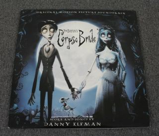 Corpse Bride Motion Picture Soundtrack 2lp Double Vinyl Tim Burton Danny Elfman