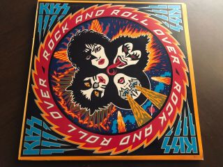 Kiss Rock And Roll.  Over Vinyl Lp And Sticker/decal Casablanca Inner Sleeve