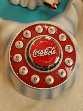 Coca Cola Animated Polar Bear Phone With Batteries 4