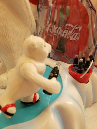 Coca Cola Animated Polar Bear Phone With Batteries 8